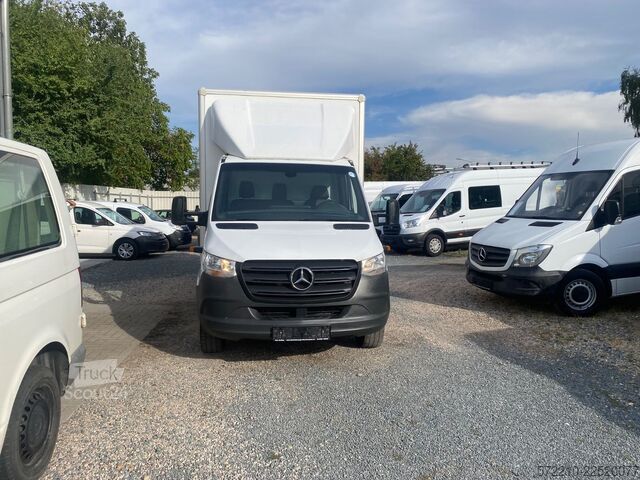 شاحنة صندوقية MERCEDES-BENZ Sprinter III,Koffer mitLBW,Klima,Leder,Automatic