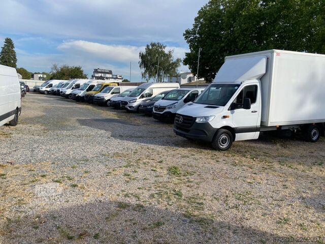 شاحنة صندوقية MERCEDES-BENZ Sprinter III,Koffer mitLBW,Klima,Leder,Automatic
