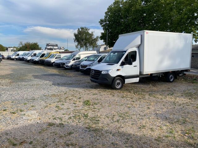شاحنة صندوقية MERCEDES-BENZ Sprinter III,Koffer mitLBW,Klima,Leder,Automatic