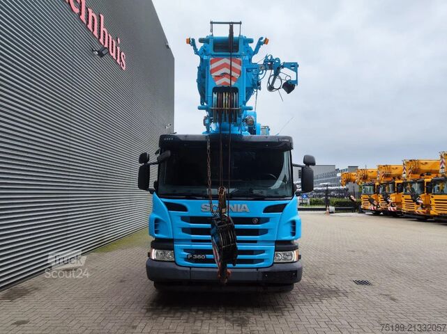 Автокран Scania P360 6x4 Liebherr LTF 1035-3.1