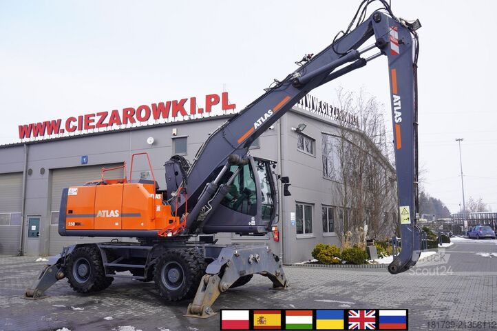 معالج المواد ATLAS 250MH material handling excavator