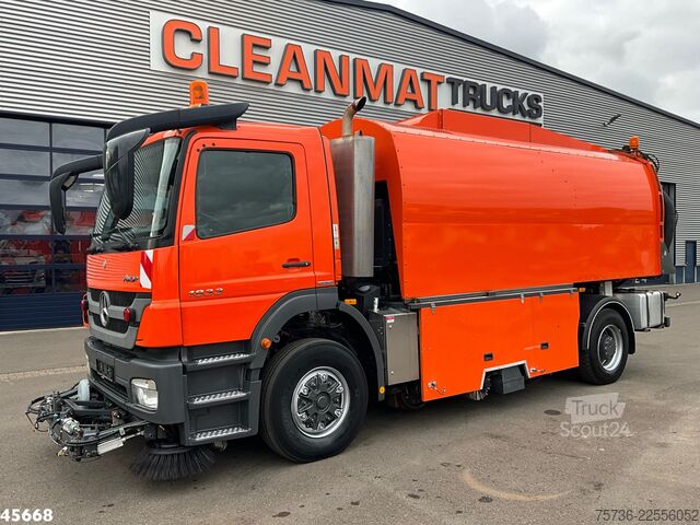Veegmachine Mercedes-Benz Axor 1833 4x4 Schörling SORF Schienenreinigungs...