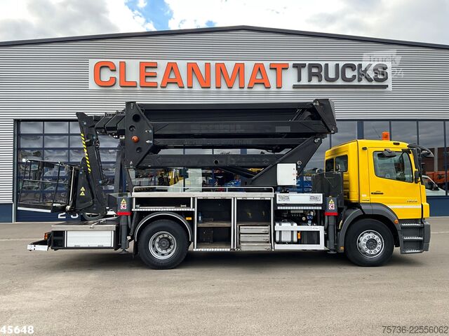 Підйомна платформа Mercedes-Benz Axor 1828 GSR 32 Meter hoogwerker met Jib