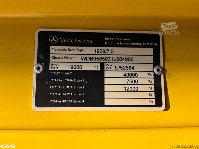 Підйомна платформа Mercedes-Benz Axor 1828 GSR 32 Meter hoogwerker met Jib