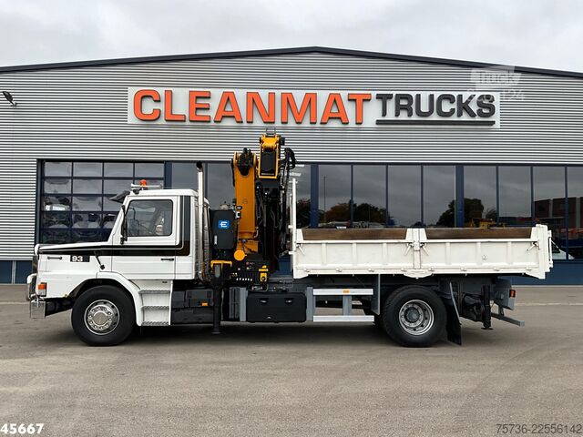 Nosturilla varustettu kippivaunu Scania T 93 4x2 Kipper met 31 Tonmeter laadkraan (bj 2...