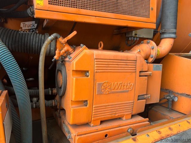 Vacuum tank truck MERCEDES-BENZ Actros 2543 6x2 Kanalreiniger MÜLLER 12.000 L