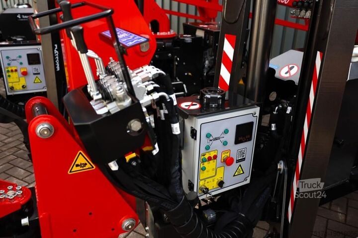 Leddelt teleskopisk arbejdsplatform Platform Basket Spider 18.90 PRO CE Declaration, Valid inspection,