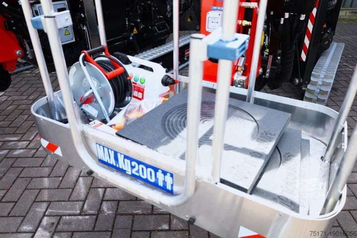 Leddelt teleskopisk arbejdsplatform Platform Basket Spider 18.90 PRO CE Declaration, Valid inspection,