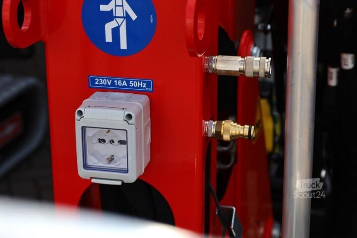 Leddelt teleskopisk arbejdsplatform Platform Basket Spider 18.90 PRO CE Declaration, Valid inspection,