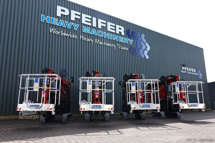 Leddelt teleskopisk arbejdsplatform Platform Basket Spider 18.90 PRO CE Declaration, Valid inspection,