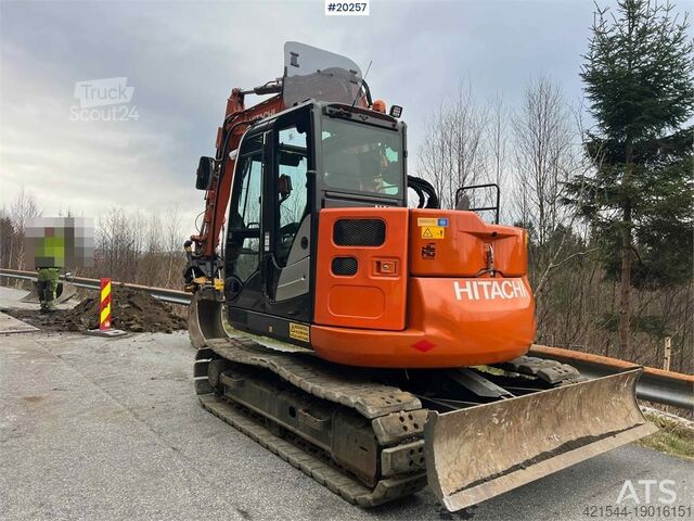 Koparka gąsienicowa Hitachi zx85us-6 excavator w/ rototilt, sanding bucket, di