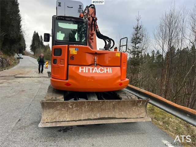 Koparka gąsienicowa Hitachi zx85us-6 excavator w/ rototilt, sanding bucket, di