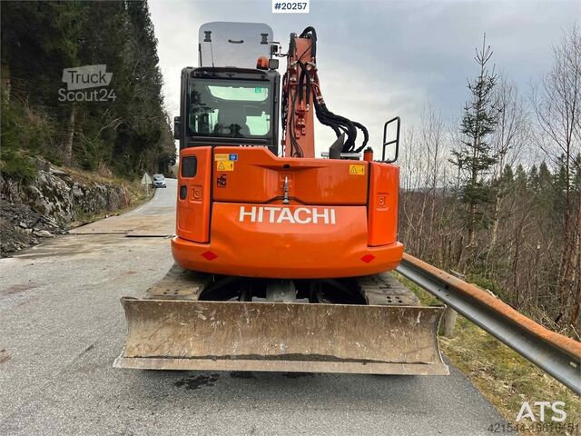 Koparka gąsienicowa Hitachi zx85us-6 excavator w/ rototilt, sanding bucket, di