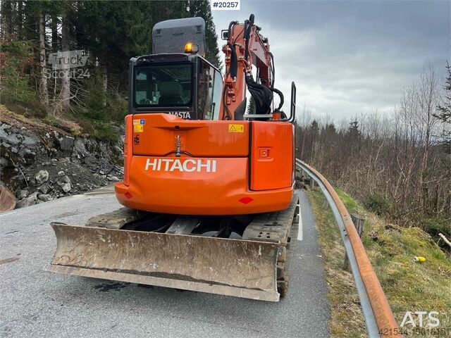 Koparka gąsienicowa Hitachi zx85us-6 excavator w/ rototilt, sanding bucket, di