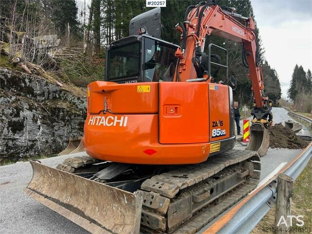 Koparka gąsienicowa Hitachi zx85us-6 excavator w/ rototilt, sanding bucket, di