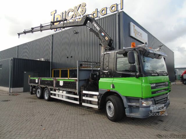 Kranwagen DAF CF 75.310 + HIAB 200 C5 + MANUAL + REMOTE + 6X2...