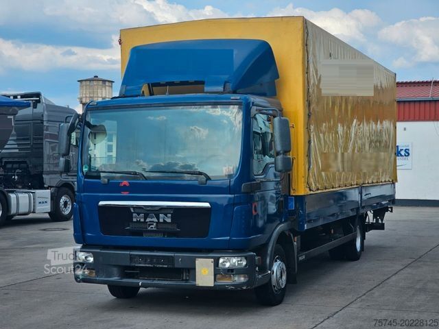 Gardinsidet varebil MAN TGL 8.180 * PR. + PL. * LBW 1T * KLIMA * TEMP *