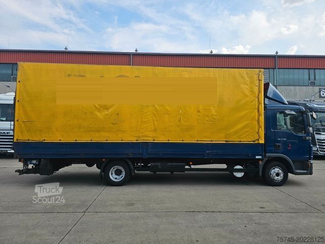 Gardinsidet varebil MAN TGL 8.180 * PR. + PL. * LBW 1T * KLIMA * TEMP *