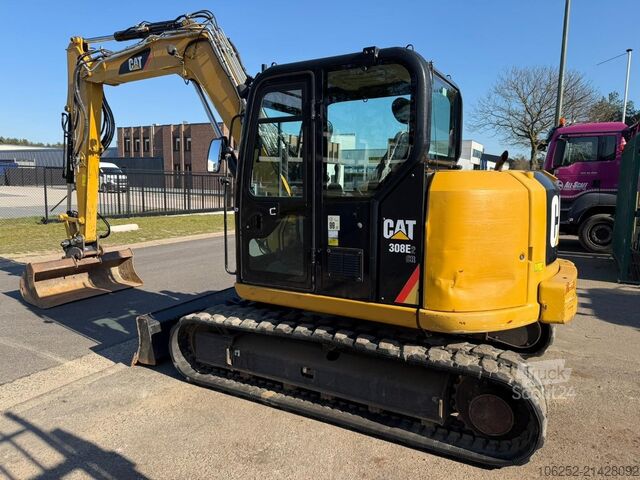 Minigraver Caterpillar 308E2 CR - 3310h - ALL HYDR LINES - QUICK HITCH...