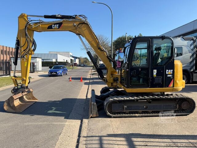 Minigraver Caterpillar 308E2 CR - 3310h - ALL HYDR LINES - QUICK HITCH...