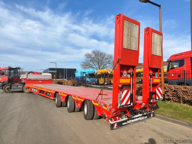 Daļēji zemas kravnesības iekrāvēji Faymonville F-S43-1AAF 16.5 meter Extandable!