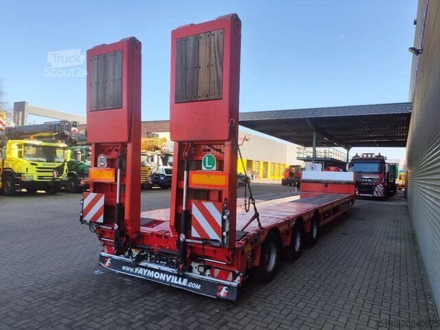 Daļēji zemas kravnesības iekrāvēji Faymonville F-S43-1AAF 16.5 meter Extandable!