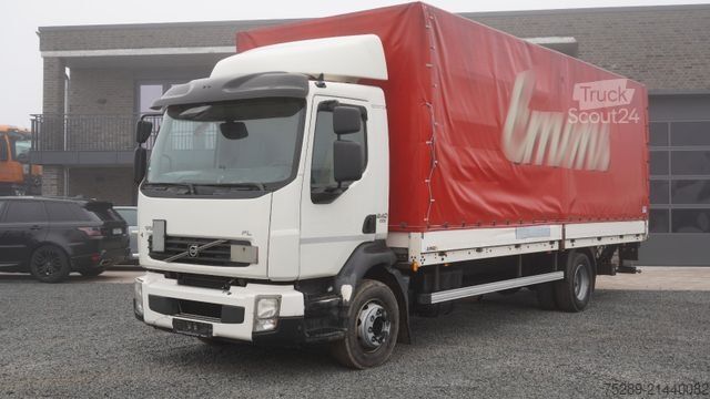 Furgone centinato VOLVO FL 240 EEV Pritsche + Plane Ladebordwand