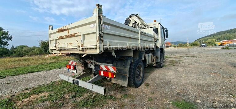 Muu MERCEDES-BENZ Actros 1841 / 4X4 / Kipper+ 16m Kran / WENIG KM