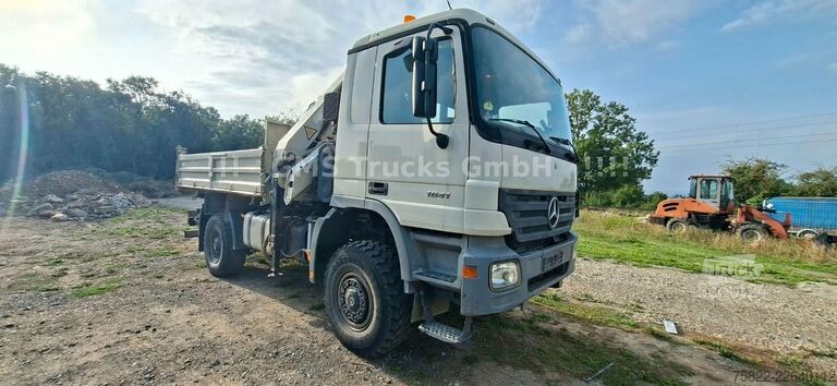Muu MERCEDES-BENZ Actros 1841 / 4X4 ALLRAD / Kipper+Kran /WENIG KM