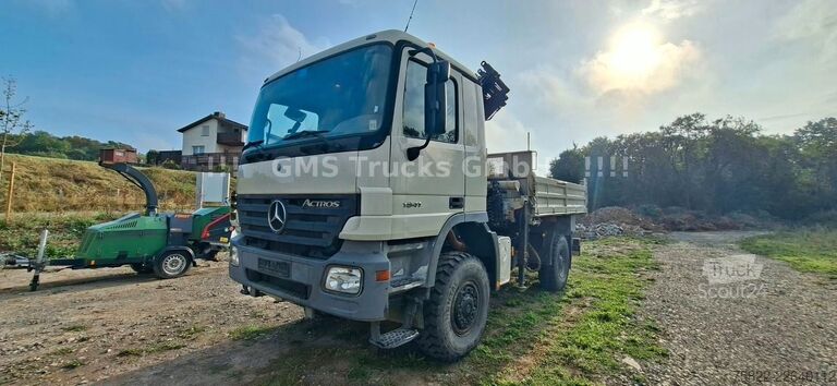 Muu MERCEDES-BENZ Actros 1841 / 4X4 ALLRAD / Kipper+Kran /WENIG KM