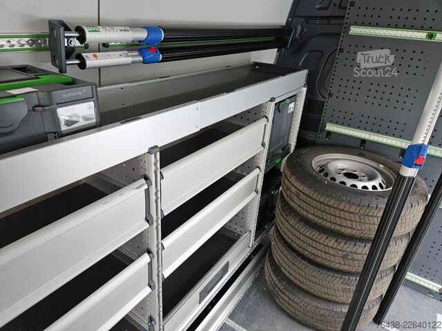 Dubă cu acoperiș înalt MERCEDES-BENZ eSprinter 414 BOTT WERKSTATT REGALE FULL HOUSE