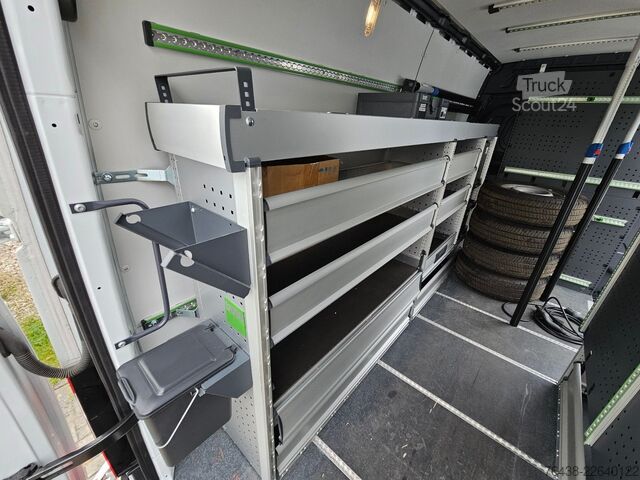 Dubă cu acoperiș înalt MERCEDES-BENZ eSprinter 414 BOTT WERKSTATT REGALE FULL HOUSE
