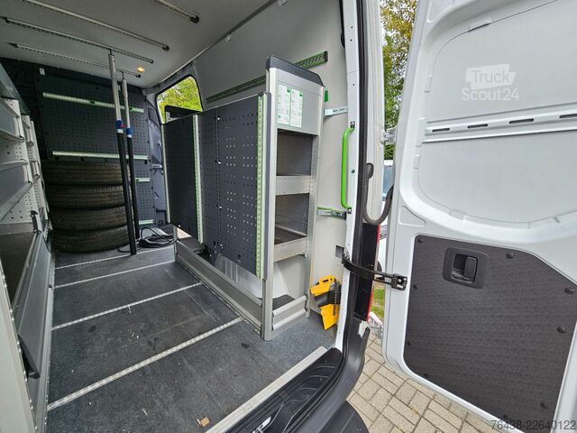 Dubă cu acoperiș înalt MERCEDES-BENZ eSprinter 414 BOTT WERKSTATT REGALE FULL HOUSE