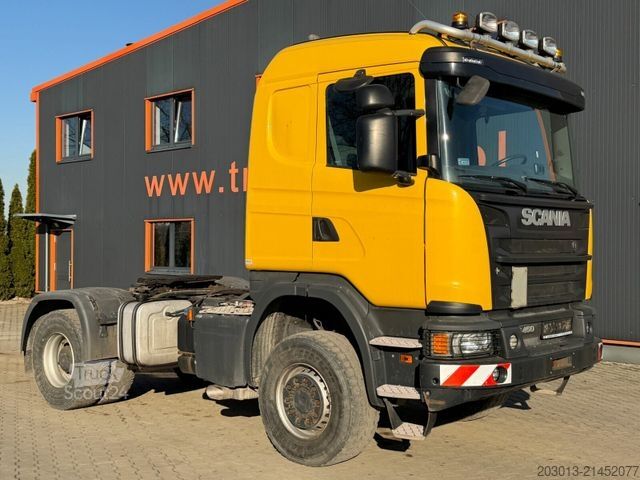 Standard tractor unit SCANIA G450 4x4 EURO 6 SZM mit Kipphydraulik