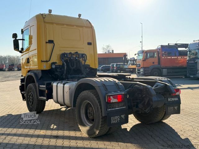 Standard tractor unit SCANIA G450 4x4 EURO 6 SZM mit Kipphydraulik