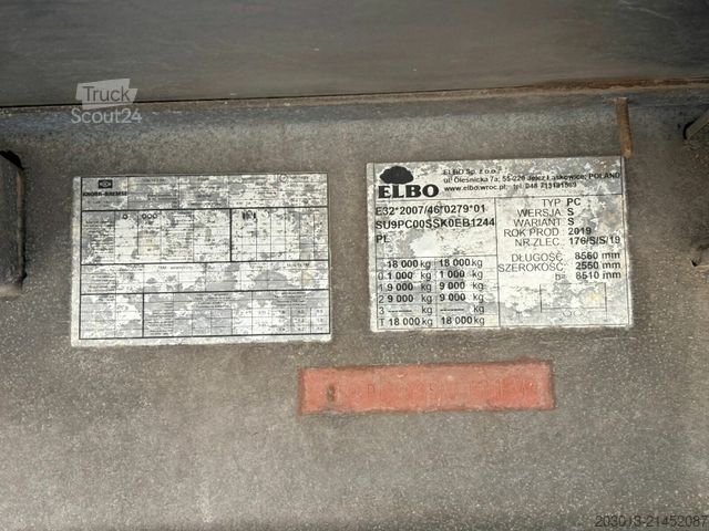 Aanhangwagen HUMBAUR Elbo PC 2-Achs Tandem Tieflader