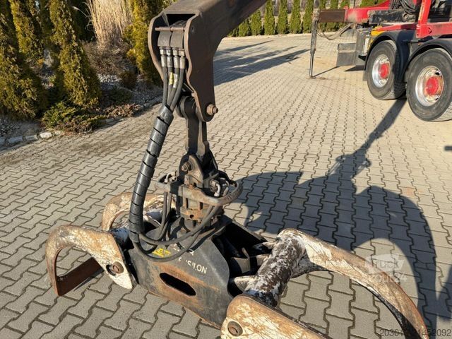 Holztransporter LKW MERCEDES-BENZ Actros 2660 6x4 Holztransport mit Kran Penz 10Z8