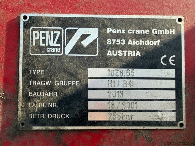 Holztransporter LKW MERCEDES-BENZ Actros 2660 6x4 Holztransport mit Kran Penz 10Z8