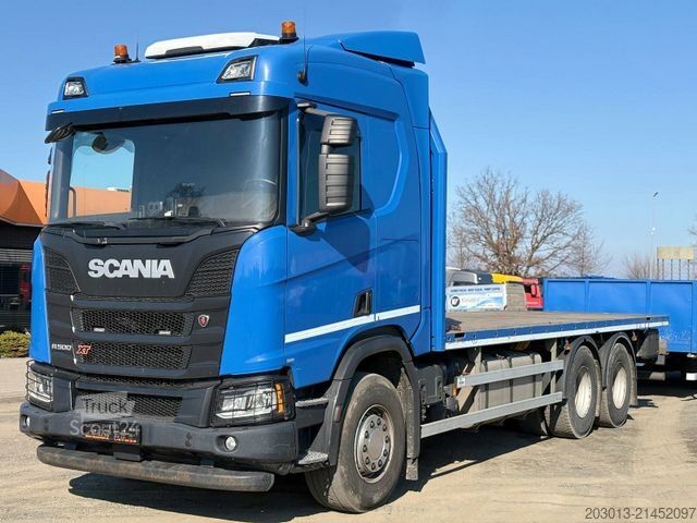 Camion plateau SCANIA R500 6x4 Pritsche Retarder TOP!