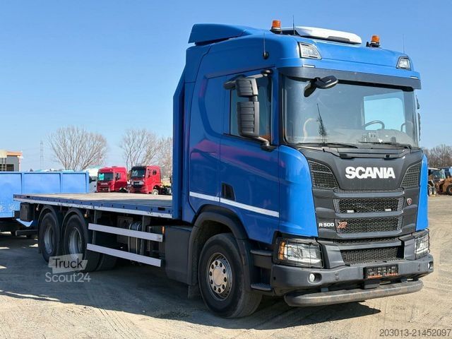Camion plateau SCANIA R500 6x4 Pritsche Retarder TOP!