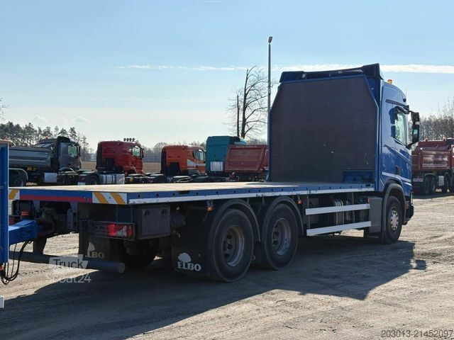 Camion plateau SCANIA R500 6x4 Pritsche Retarder TOP!
