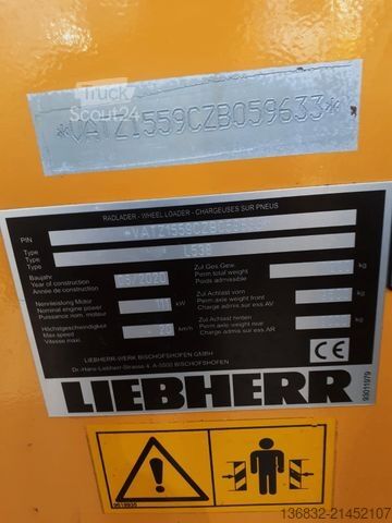 Wheel loader LIEBHERR L 538 kein 524 542 546 Optik wie neu!!!  origin