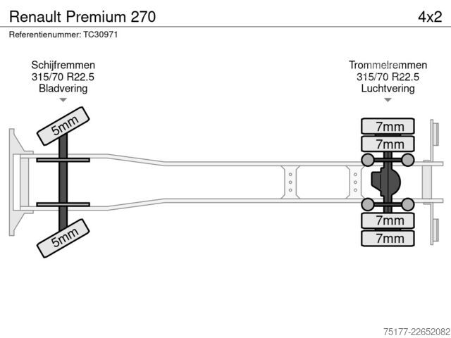 Cisterna Renault Premium 270