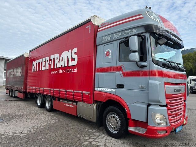 Jumbo-Lkw DAF XF460 6X2 JUMBO HÄNGERZUG 115 m3*2014*TÜV*EURO6*