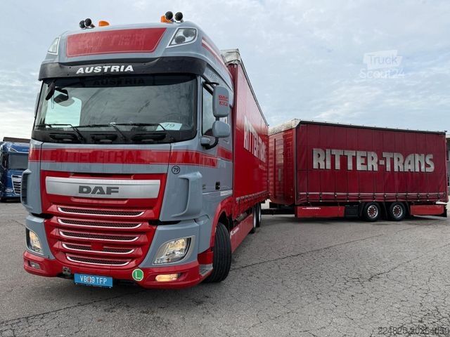 Jumbo-Lkw DAF XF460 6X2 JUMBO HÄNGERZUG 115 m3*2014*TÜV*EURO6*