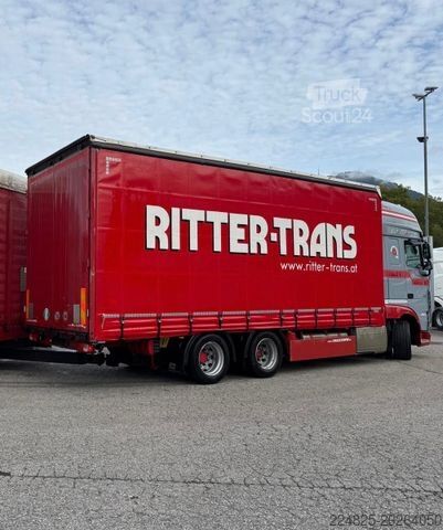 Вантажівка з платформою і тентом DAF XF460 6X2 PRITSCHE+PLANE*2014*TÜV*EURO6*