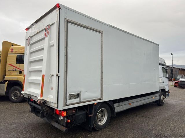 Box truck MERCEDES-BENZ ATEGO 1217L*KOFFERAUFBAU+LBW*2000*EURO2*