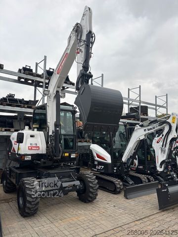 Minibagger BOBCAT E 57W Mobilbagger - Klima - Tilt !!!