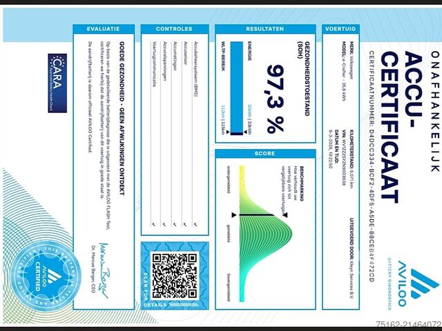 عربة ستيشن واغن ذات سقف مرتفع VOLKSWAGEN CRAFTER 35 elektrisch LED