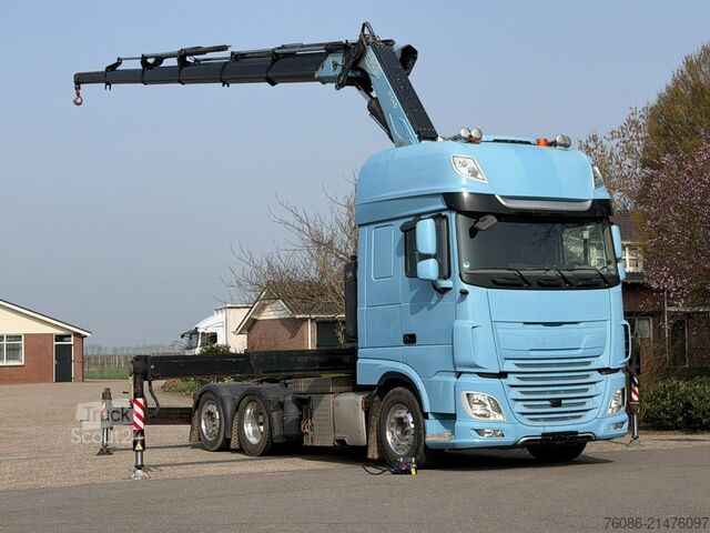 Tracteur standard DAF XF 530 FTN EURO 6!! KRAAN!!FASSI 54TM!! EURO6!!...